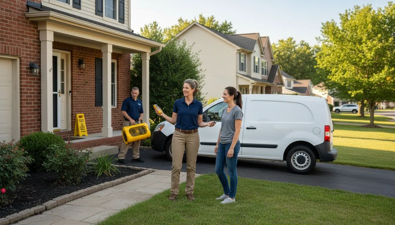 Water restoration image for Dehumidification And Cleanup Services in Fowler, CA